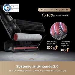 Draadloze dweilstofzuiger - DREAME - H15 Pro FoamWash - 23000 Pa - 60 