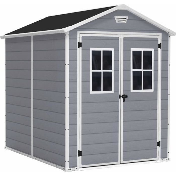 Gartenhäuschen - Premium 86 DPF grau