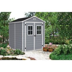 Gartenhäuschen - Premium 86 DPF grau