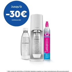 SODASTREAM TERRABILV - Máquina TERRA Blanca Pack 2 botellas LV + 1 cil
