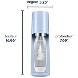 Machine a soda et eau pétillante SODASTREAM - TERRA Bleu - 1 bouteille