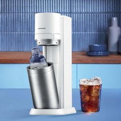 SODASTREAM DUOBICB - Máquina DUO blanca Pack 4 botellas (2 decantadore