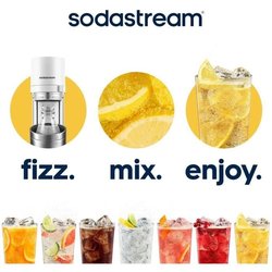 SODASTREAM DUOBICB - Máquina DUO blanca Pack 4 botellas (2 decantadore