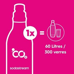 SODASTREAM DUOBICB - Máquina DUO blanca Pack 4 botellas (2 decantadore