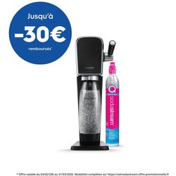 Getränkeautomat  SODASTREAM ART  Schwarz  Flasche und Sprudelzylind