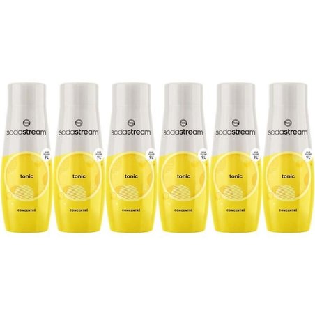 Concentrati SODASTREAM - Confezione da 6 Concentrati Tonici - Fino a 5