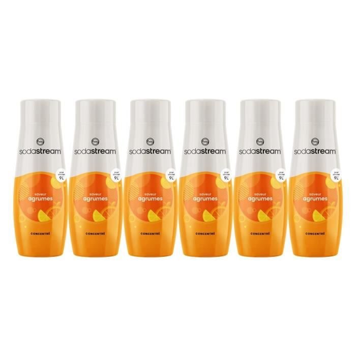 Set mit 6 SODASTREAM CITRUS-Geschmackskonzentraten  440 ml
