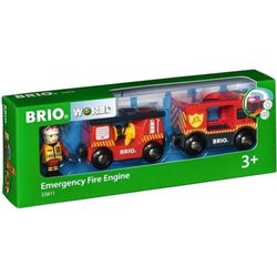 BRIO World - 33811 - Luz y sonido de camión de bomberos - Juguete de m