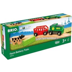 Brio Batteriebetriebener Bauernhofzug  Holzbahn