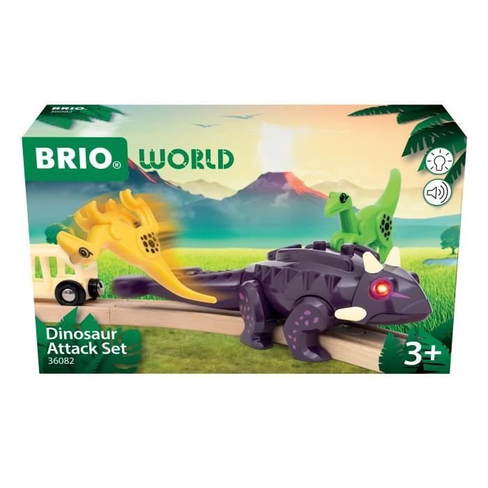 BRIO Dinosaurier-Angriffsset
