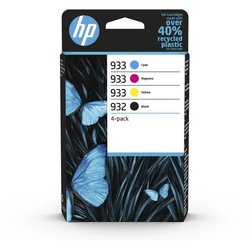 HP 932/933 Pack de 4 cartouches d encre Authentiques Noir, Cyan, Magen