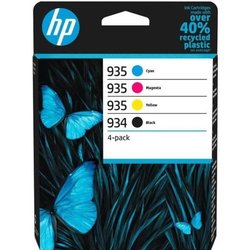 HP 934/935 4-Pack Original Ink Cartridges, Black / Cyan / Magenta / Ye