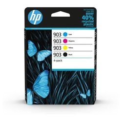 HP 903 4-pack original ink cartridges, black / cyan / magenta / yellow