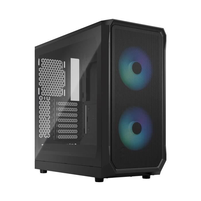 Fractal Design Focus 2 RGB Black TG Clear PC -Fall