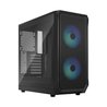Fractal Design Focus 2 RGB Black TG Clear PC -Fall