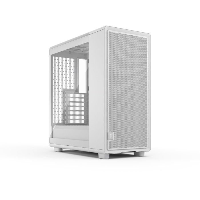 Caja para PC Fractal Design FD-C-EPO1A-03, color blanco, vidrio templa