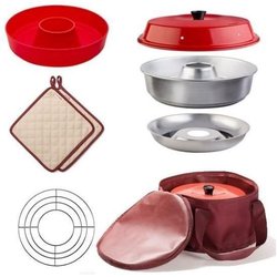Omnia Pack 1: Horno + Bolsa + 2 Agarraderas + Grill + Molde de silicon