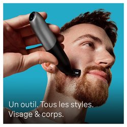 Braun - Tondeuse a Barbe Series X XT5100 -  Avec Rasoir Pour Le Corps 