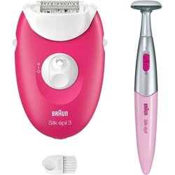 Epilatore elettrico con filo - BRAUN - Silk-épil 3 - Pelle morbida per