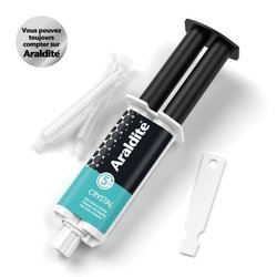 Adhesivo epoxi bicomponente - CYANOLIT - Araldite - Crystal - 24 ml - 