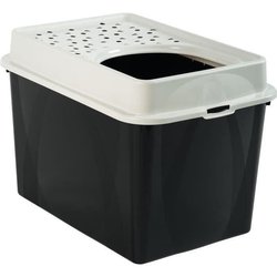 Toilettenhaus TOP 50l - Schwarz (Recyceltes PP) - 57,2 x 39,3 x 40,4 c