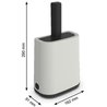 Litter Scoop with support ROTHO MYPET BIALA - Mistletoe White
