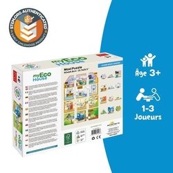 Juegos educativos - GEOMAG - Mi Casa Ecológica - Método Montessori - C