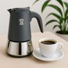 Cafetiere italienne - PEZZETTI - STEELEXPRESS - Acier inoxydable - 6 t