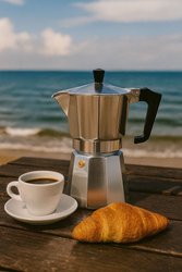 Caffettiera italiana - PEZZETTI - ITALEXPRESS - Alluminio - 6 tazze - 