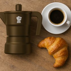 Caffettiera italiana - PEZZETTI - SOLIDEXPRESS - Alluminio - 3 tazze -