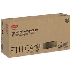 Ethica rectangular flower box 80 cm green