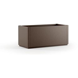 STEFANPLAST Bac a fleur/Jardiniere ETHICA rectangulaire 80 cm  - 100x4