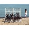 Jardinera Ethica rectangular 80 cm con enrejado de tiza