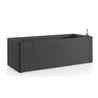 STEFANPLAST Natural Delux rectangular flower box - 100x43xH33cm - 90 +