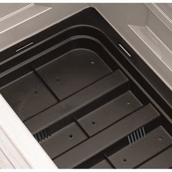 STEFANPLAST - Fioriera Italia - rettangolare con rete grigio pietra