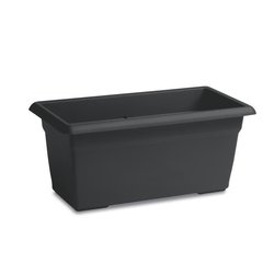 Mediterraneo Rectangular Flower Bin - 110L - 100 cm - Plastica - Antra
