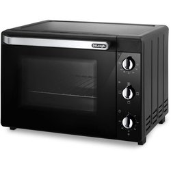 Mini oven - Hetelucht - DELONGHI - EO 40112.BK - Zwart - Dubbele glaze