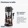 Classic espresso machine - Delonghi EC685.BK Dedica Style - Black