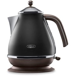 Waterkoker - DELONGHI - KBOV2001.BK - 2000 W - 1,7 L - Matzwart / Choc