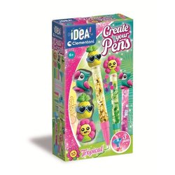 Clementoni  Gestalten Sie Ihre Stifte  Mini-Stift-Workshop  Tropisc