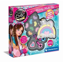 Clementoni - Rainbow Makeup Set - 2 oogschaduwpaletten, lippenstift en