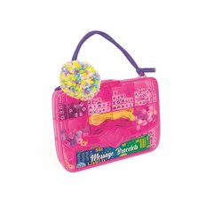 Kreation der rosa Mini-Armbänder von CLEMENTONI