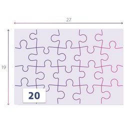 CLEMENTONI - 2x20 pezzi - Principesse Disney