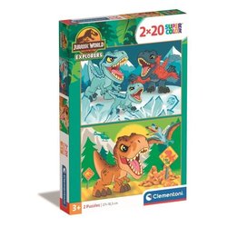 CLEMENTONI - 2x20 stukjes - Jurassic World
