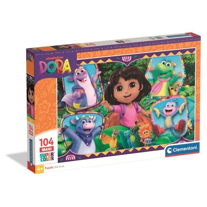 CLEMENTONI - 104 piezas Maxi - Dora