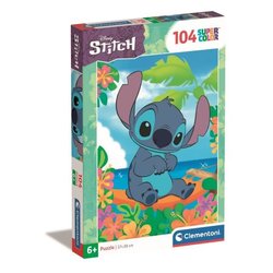 Puzzle - CLEMENTONI - Stitch - 104 pezzi - Cartoni animati e fumetti -
