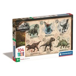 CLEMENTONI - 104 Teile - Jurassic World