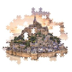 CLEMENTONI - Kompakt 1500 Teile - Mont Saint-Michel