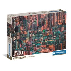 CLEMENTONI - Compact 1500 Teile - Hongkong, The Hive