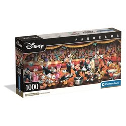 CLEMENTONI - Compact 1000 stukjes Panorama - Disney Orchestra